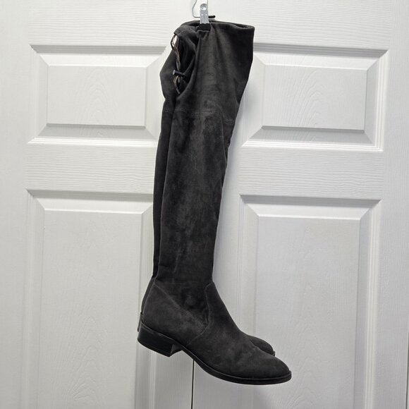 Sam Edelman Above the Knee Boots Charcoal Size 8.5 - Picture 1 of 10